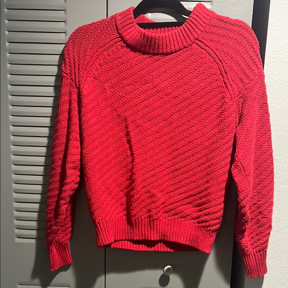 Universal Thread Vibrant Red Crew Neck Sweater